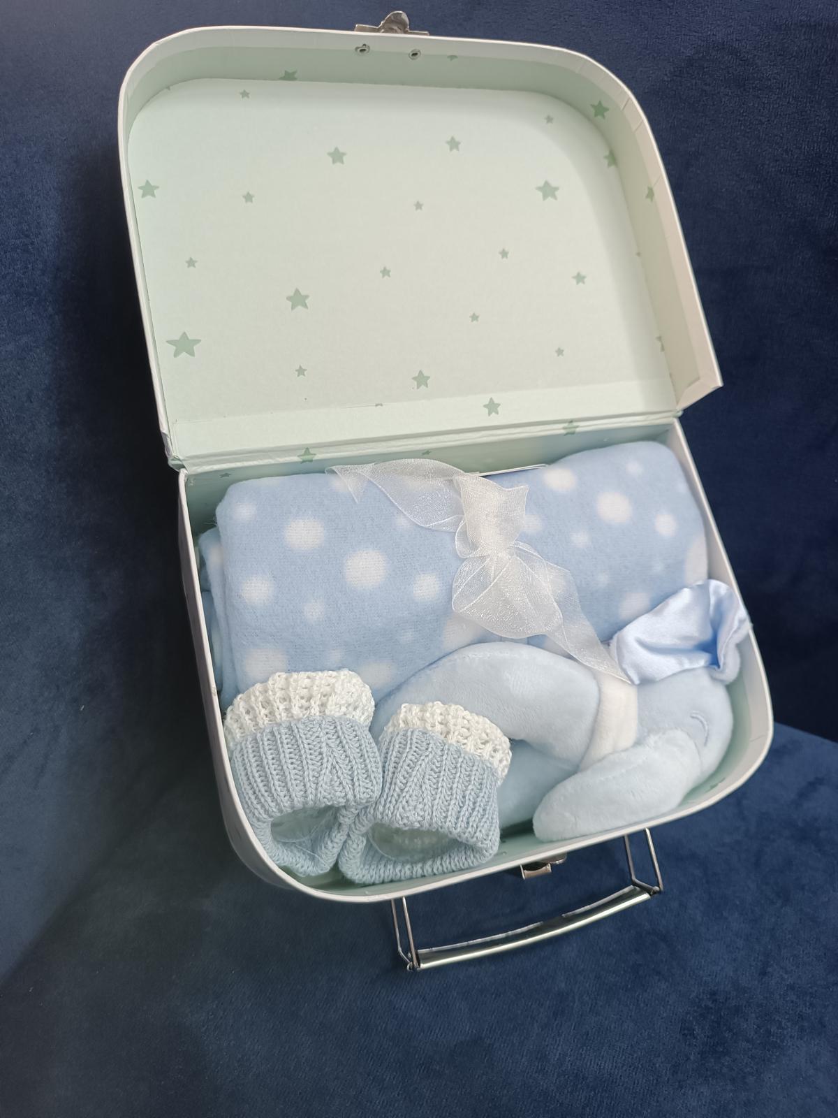 Baby Shower Gift Set in Elegant Carry Box